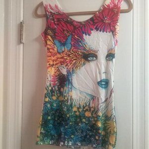 Psychedelic butterfly tank